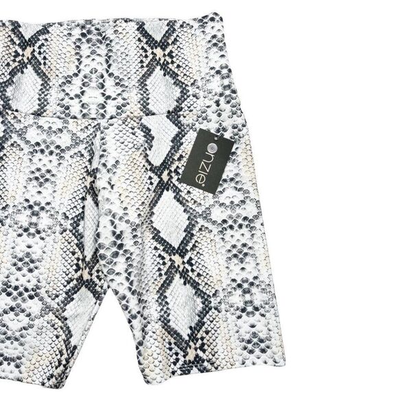 ONZIE Snake Print High Waist Biker Shorts - Picture 2 of 6